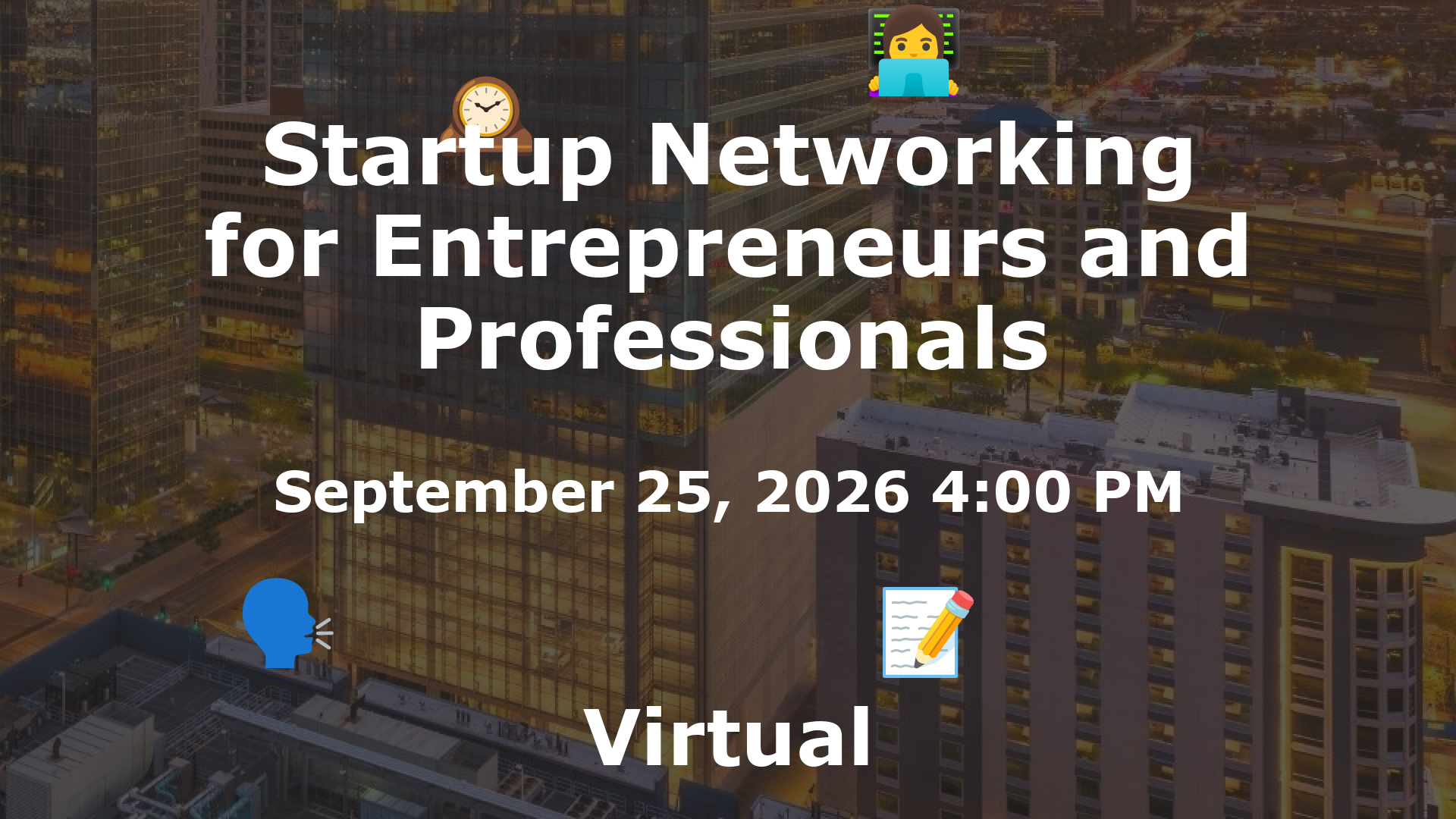 Startup Networking for Entrepreneurs and Professionals event image